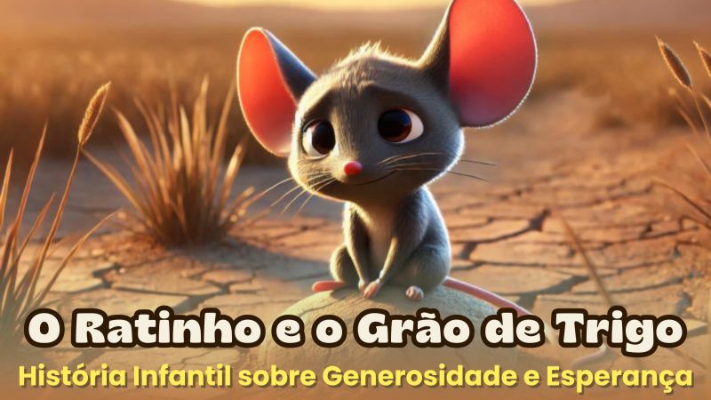 O RATINHO E O GRÃO DE TRIGO | História Infantil sobre Generosidade e Esperança